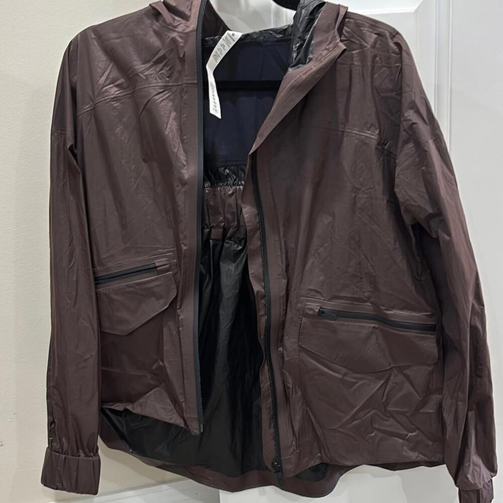 Lulu purple rain coat